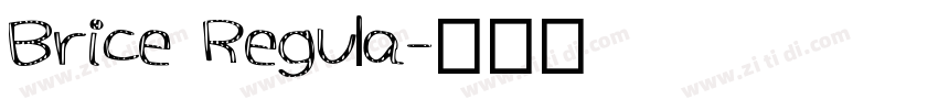 Brice Regula字体转换